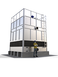 方形鈑金逆流冷卻塔